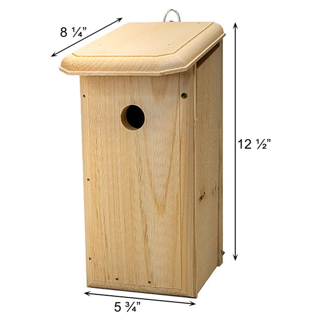 Coveside Chickadee Coop | Wooden Chickadee Nest Box