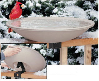 Large Heated Bird Bath with Easy Tilt & Clean