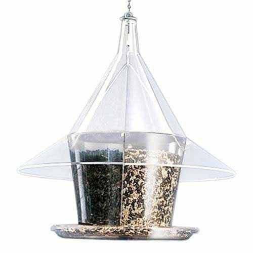 Sky Cafe Squirrel Proof Bird Feeder w/Dividers