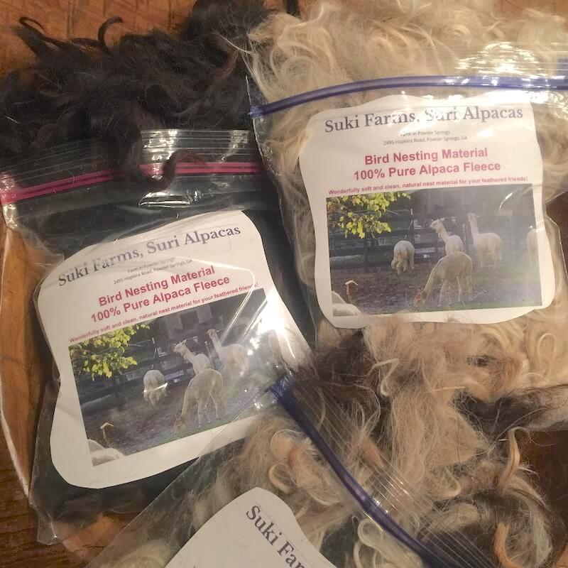 Alpaca Fur Nesting Material for Birds