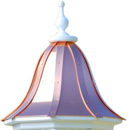 Copper Birdhouse Roof Replacement-Bright Copper
