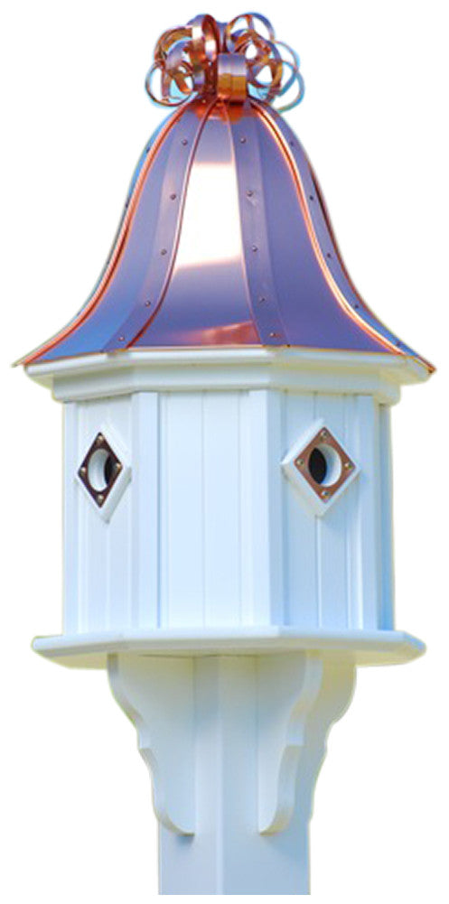 Copper Roof Birdhouse 34x14 Ribbon Detail 4 Portals