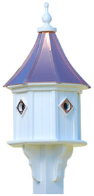 Copper Roof Birdhouse 34x14 Slope- 4 Portals