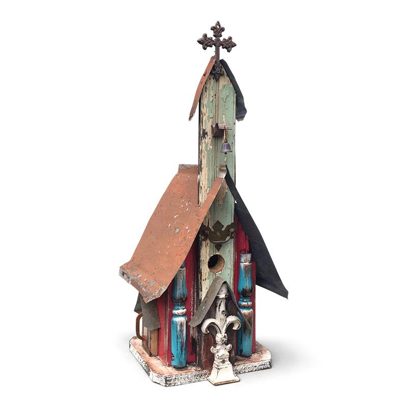 church birdhouse design