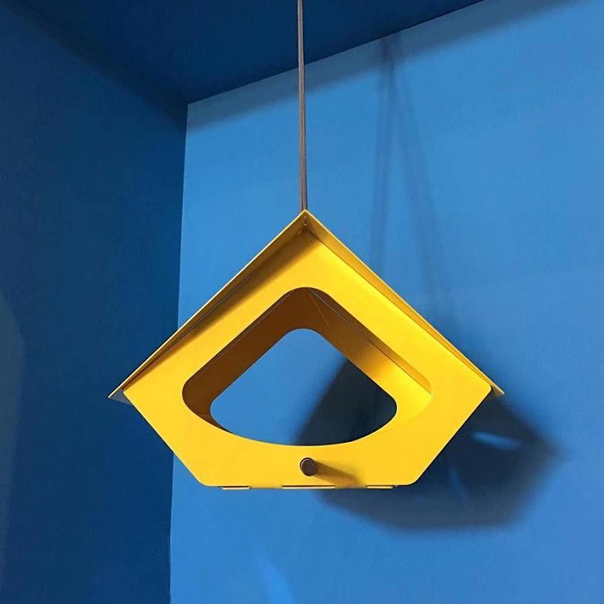 Beekman Bird Feeder-Yellow