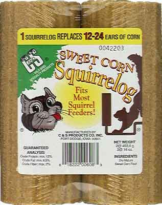 Sweet Corn Squirrel Logs