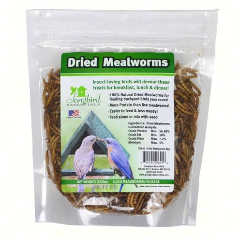 Dried Mealworms- 3250 Ct.