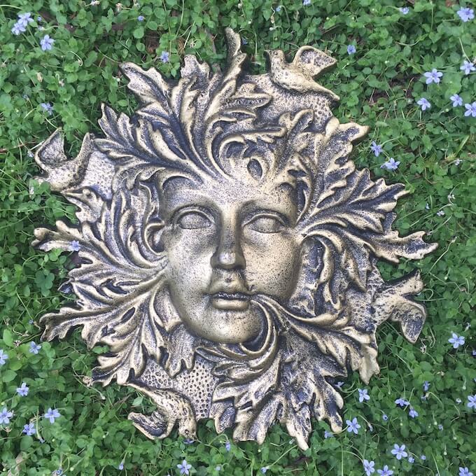 Garden Goddess Stepping Stone or Wall  Plaque