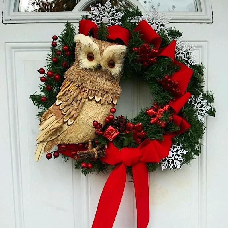 Large Handmade Owl Wall Decor 3D Owl Farmhouse Style The Birdhouse