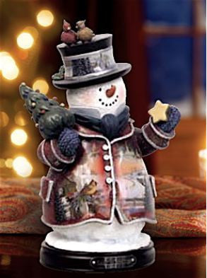 Season's Greetings-Large Snowman Figurine