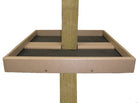 4x4 Post-Mount Seed Tray-Recycled by BirdsChoice