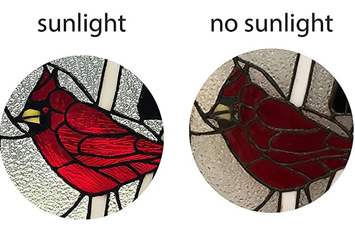 Cardinal Stained Glas Panel-Detail 2