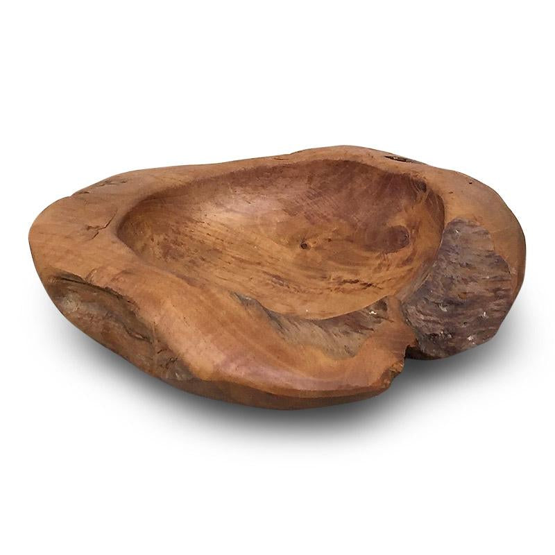 Large Teakwood Accent Bowl