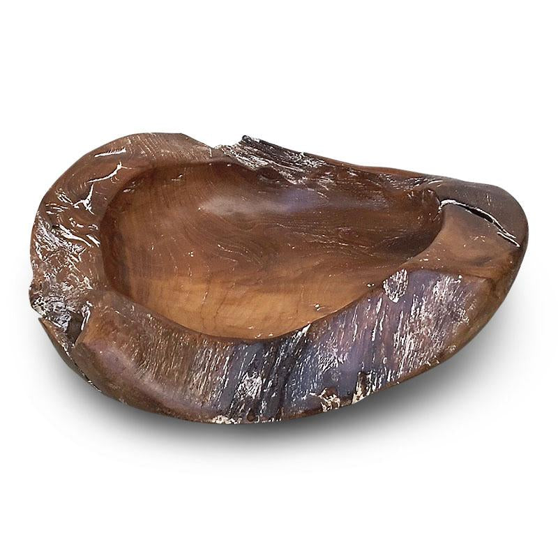 Large Teakwood Accent Bowl