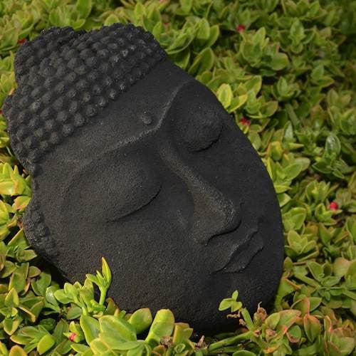Stampo Per Statua Buddha Faccia In Plastica ABS 40x27 Cm - Per Gesso E Cemento