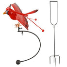 Large Rocking  Cardinal Garden Stake