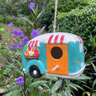 Ceramic Camper Birdhouse
