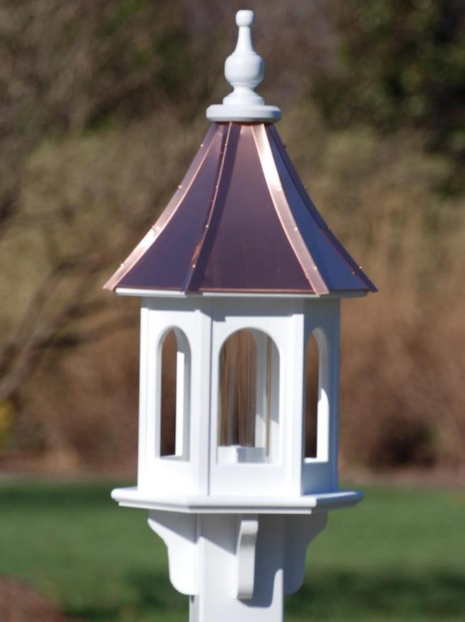 Copper Roof Gazebo Bird Feeder- PVC