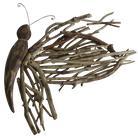 Large Driftwood Butterfly Wall Decor