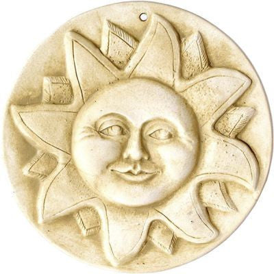 Handcrafted Sun Face Stepping Stone/Plaque
