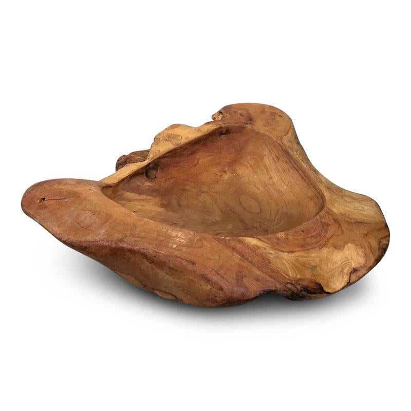 Large Teakwood Accent Bowl