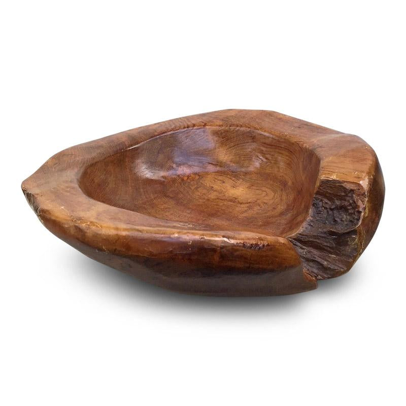 Large Teakwood Accent Bowl
